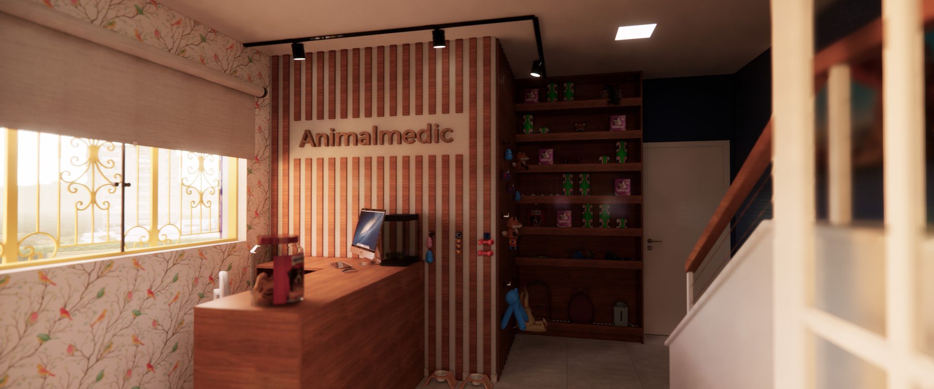 Clinica Render - Interior - Dia